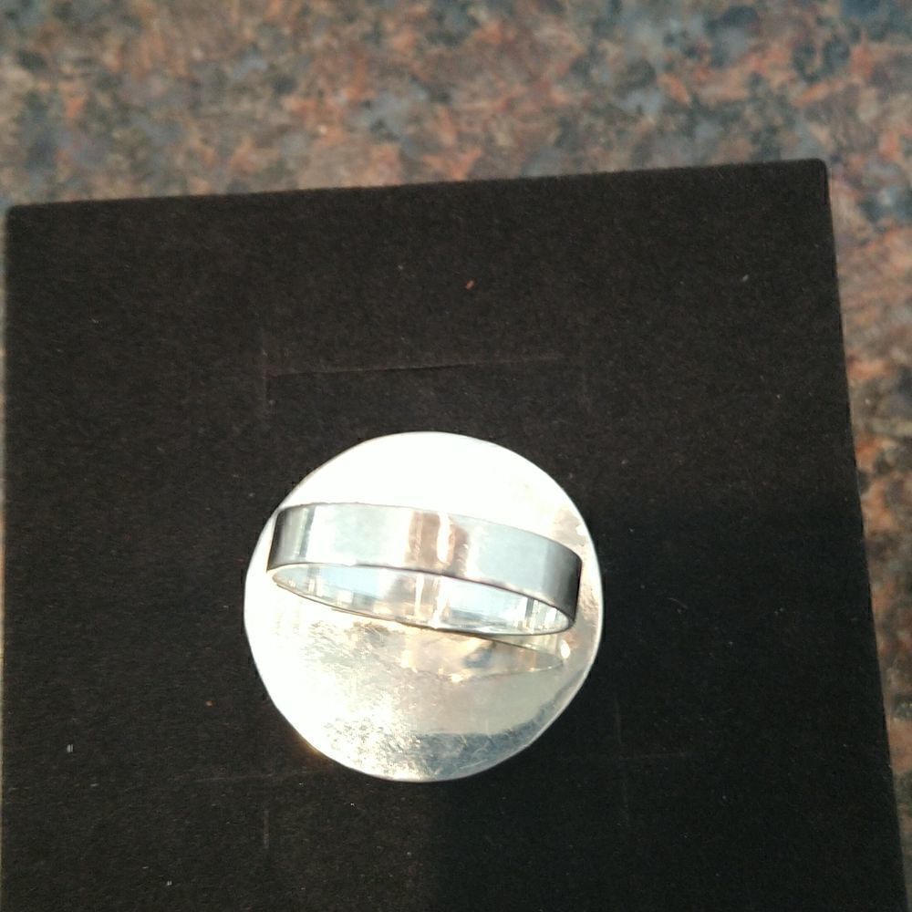 Sterling Silver Textured Ring - Picture 2 of 5